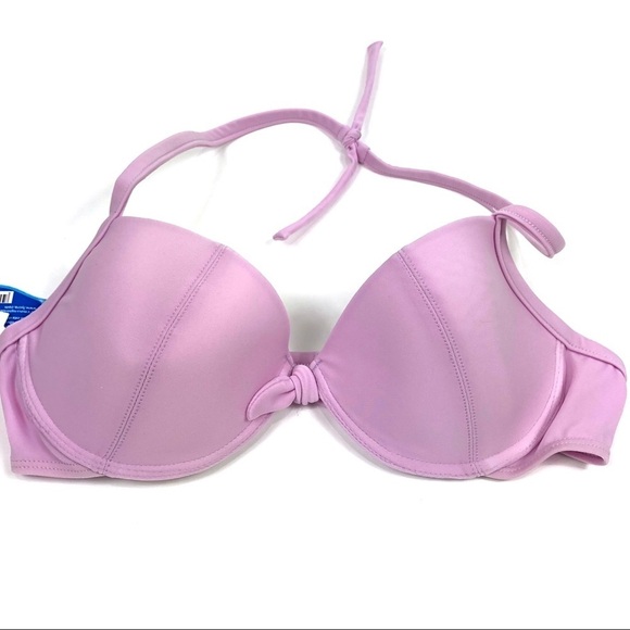 Agua Doce Push Up Bikini Top Molded cup lilac - Picture 2 of 7